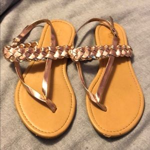 Forever wow metallic sandals